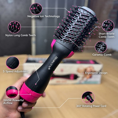 Remington One-Step Hair Brush Blow Dry & Style