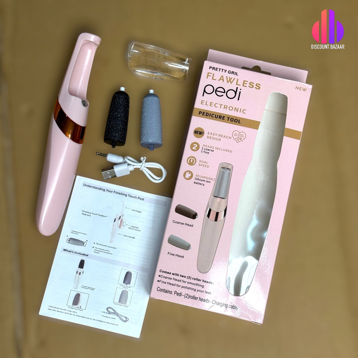 Imported Flawless Pedi Cleaner - Pedicure Tool