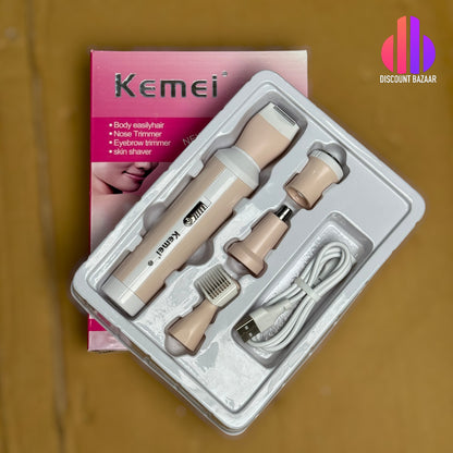 Kemei 4 in 1 Hair Trimer - Imported