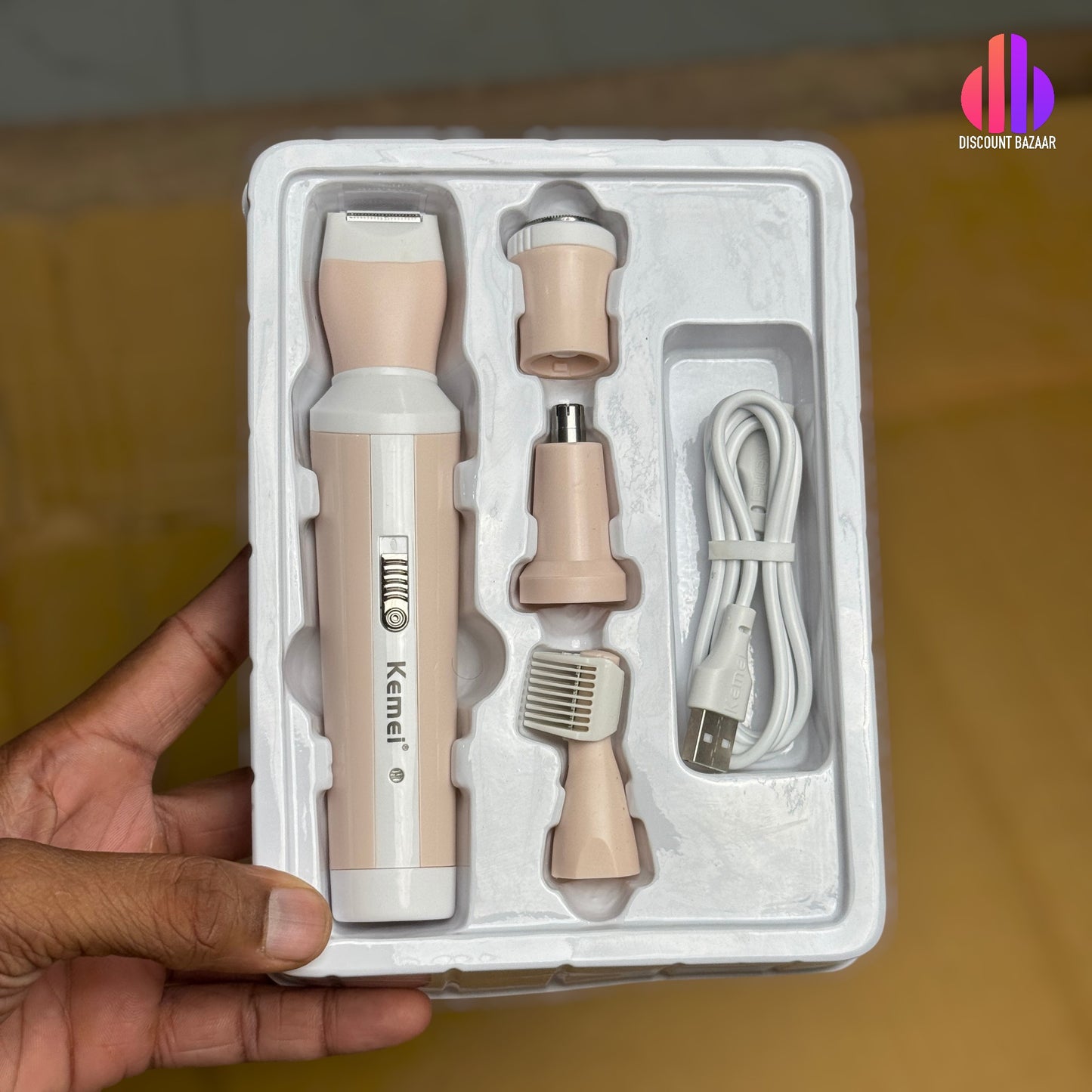 Kemei 4 in 1 Hair Trimer - Imported