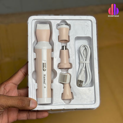 Kemei 4 in 1 Hair Trimer - Imported