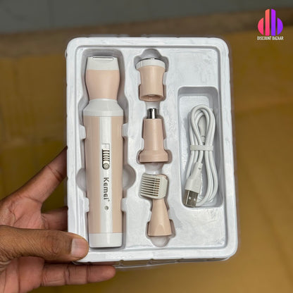 Kemei 4 in 1 Hair Trimer - Imported