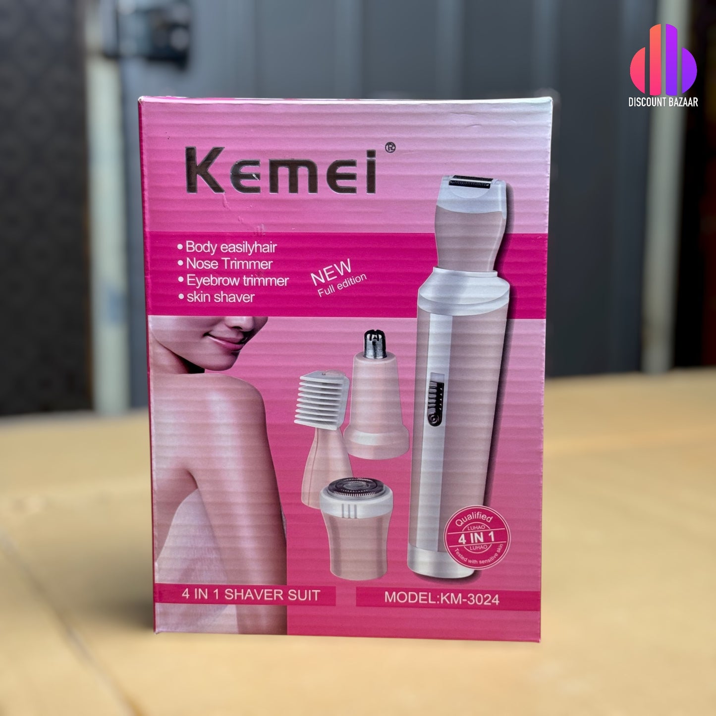Kemei 4 in 1 Hair Trimer - Imported