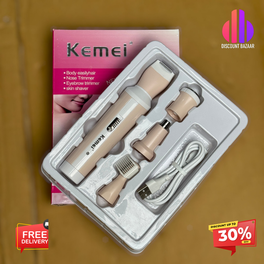 Kemei 4 in 1 Hair Trimer - Imported