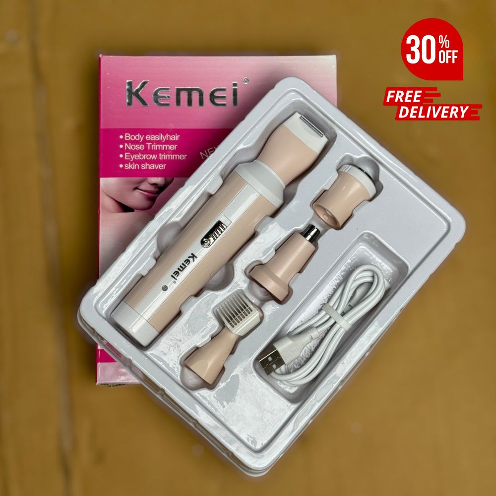 Kemei 4 in 1 Hair Trimer - Imported