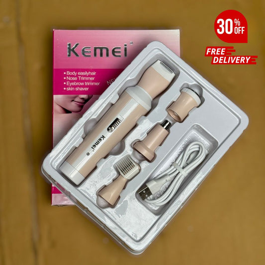 Kemei 4 in 1 Hair Trimer - Imported